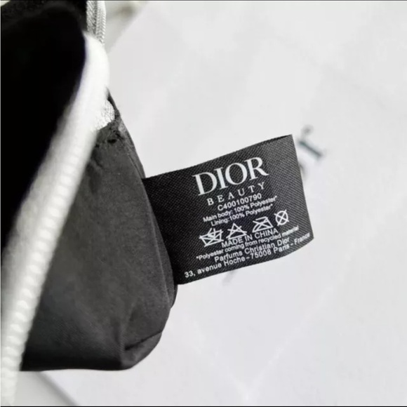 Dior Beaute Authentic Trousse Clutch Travel Pouch / Case Makeup Bag - Picture 5 of 6